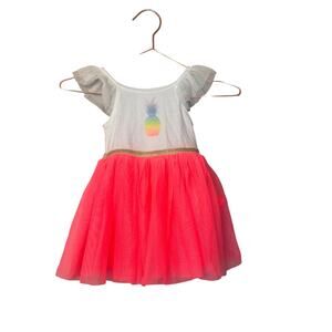 Cat & Jack sequins watermelon tutu one piece dress lined nwt